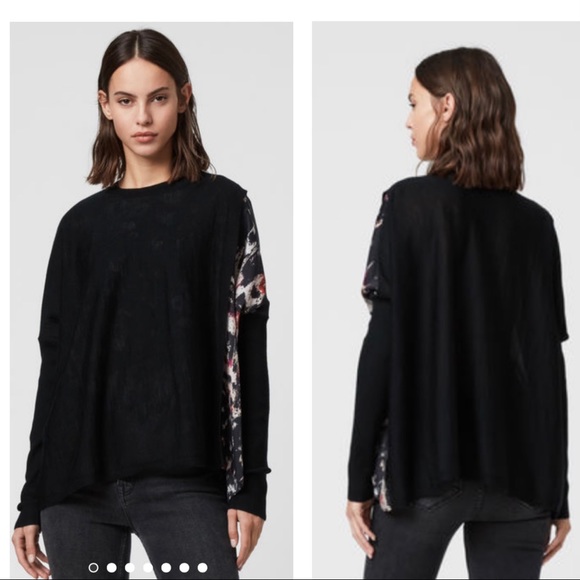 allsaints wing cardigan